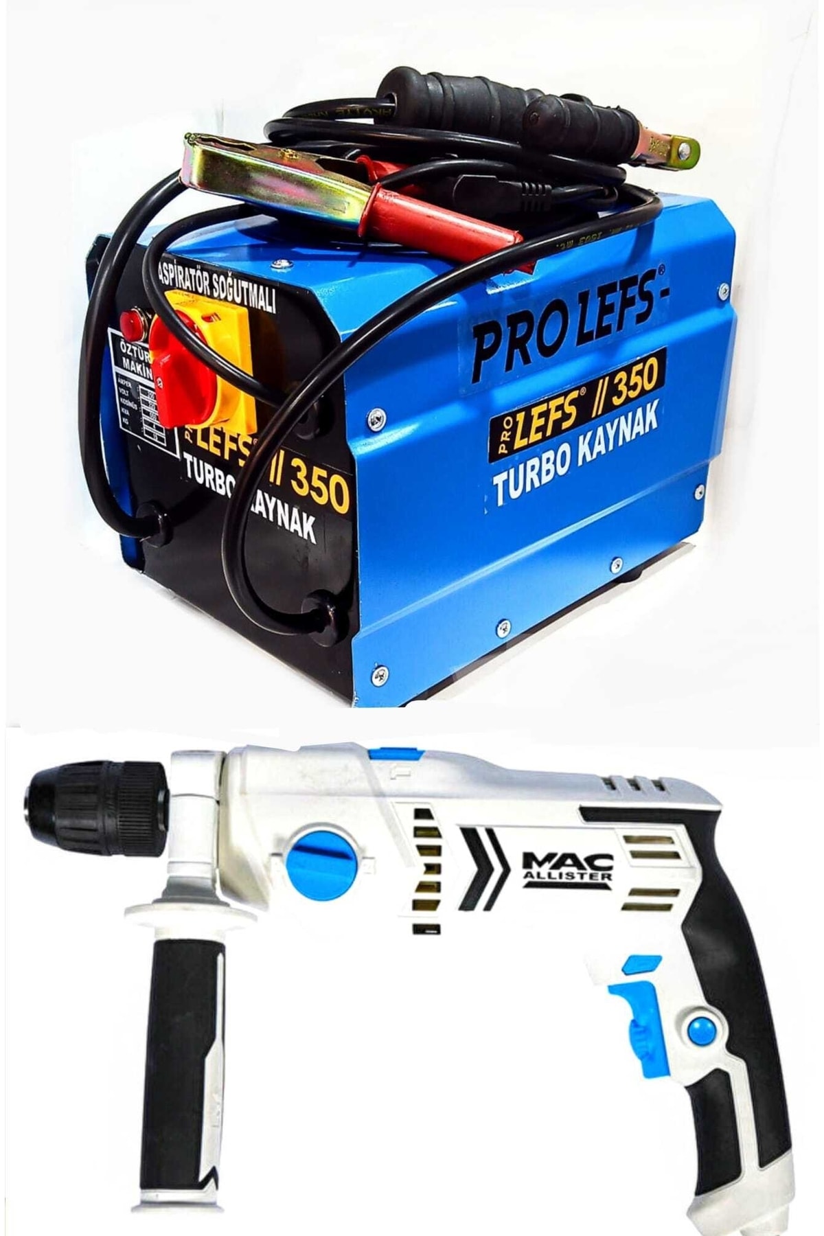 PRO LEFS 350 Kaynak Makinesi Ve 750 W Kırıcı Delici Matkap Vidalama